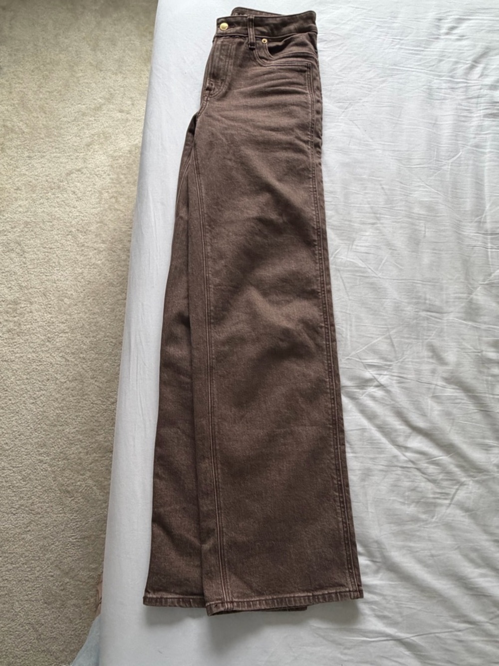 American Eagle Outfitters women’s Brown Jeans-tall - Picture 3 of 5